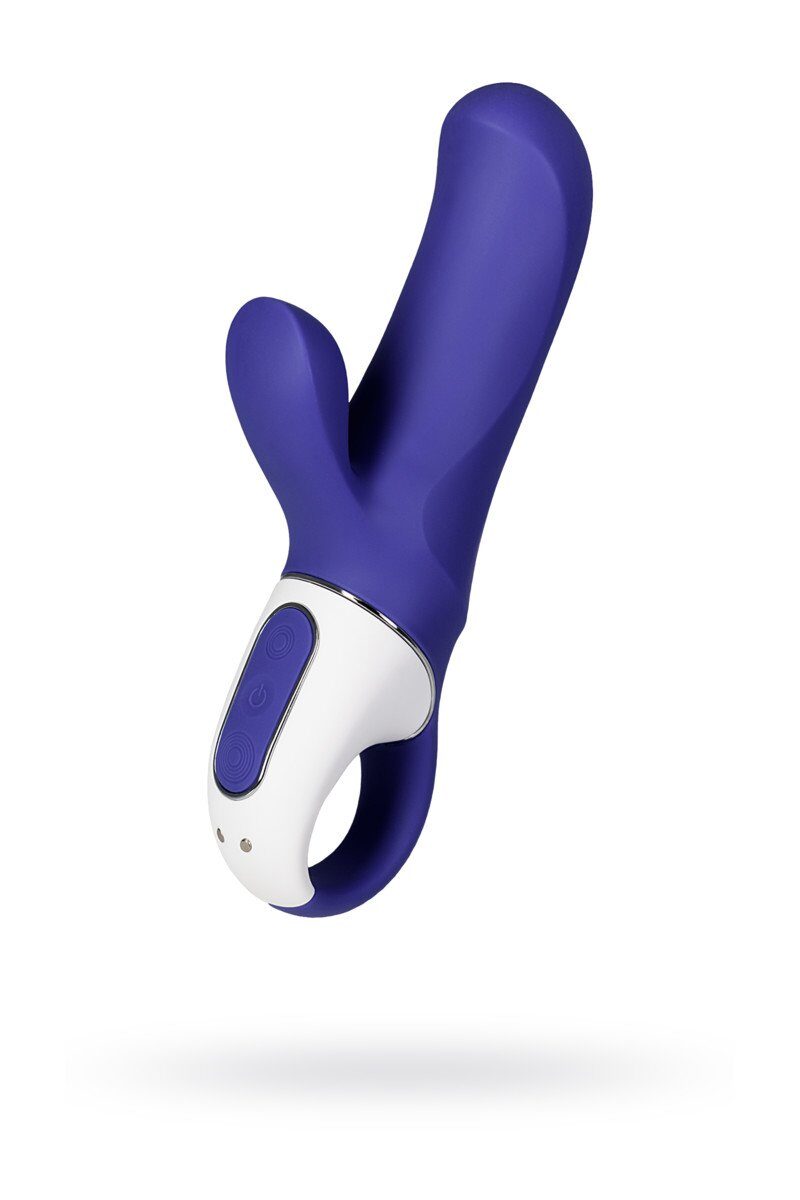 Нереалистичный вибратор SATISFYER VIBES MAGIC BUNNY, силикон, фиолетовый,  17,7 см купить в Краснодаре