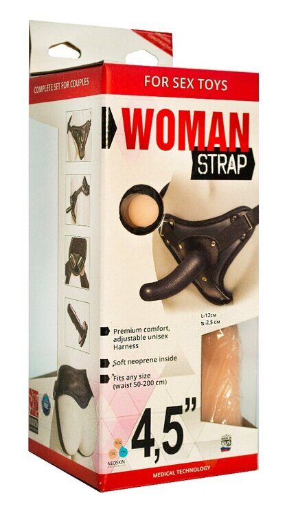 Страпон с двумя насадками Women Strap 837303